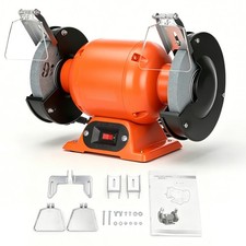 Heavy Duty Bench Grinder 350W 6" 150mm Sander Polisher Polishing Machine Tool