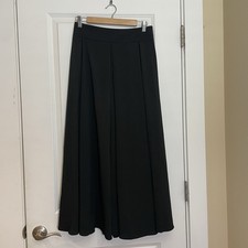 Y2K Black Maxi Skirt Sz M Boho Flowy Fairycore Whimsigoth Vintage Grunge