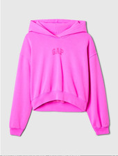 60 off - VintageSoft Crop Logo Hoodie