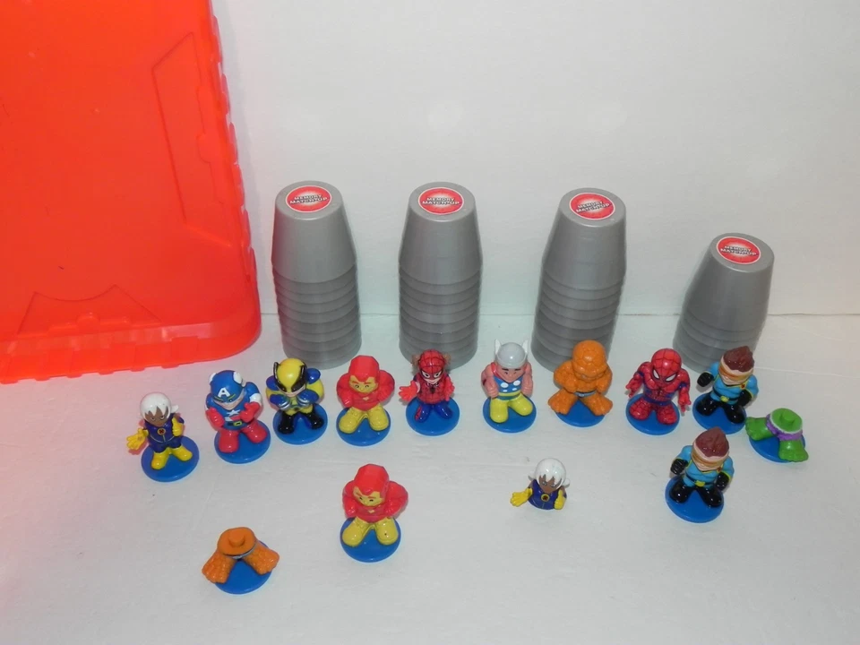 Marvel 2005 SPIDER-MAN & FRIENDS Super Hero Memory Match-Up Game - Plus Spares! - Image 2 of 4