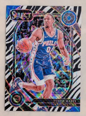 2024-25 Select Tyrese Maxey   ZEBRA   Prizm  SSP  ...  76ERS  CoUrTSiDe 