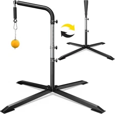 Baseball Batting Tee Hanging Adjustable 30"-46" Heavy Duty Steel X-Bas EZ Setup