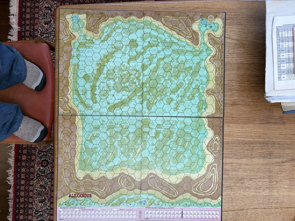 Alexander the Great, Avalon Hill Vintage War Board Game 1974 Incomplete As Is - image 4 of 4