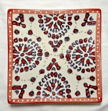 Veda Deauville Dining 7" Square Plate Dutch Design Boho Decorative Dining