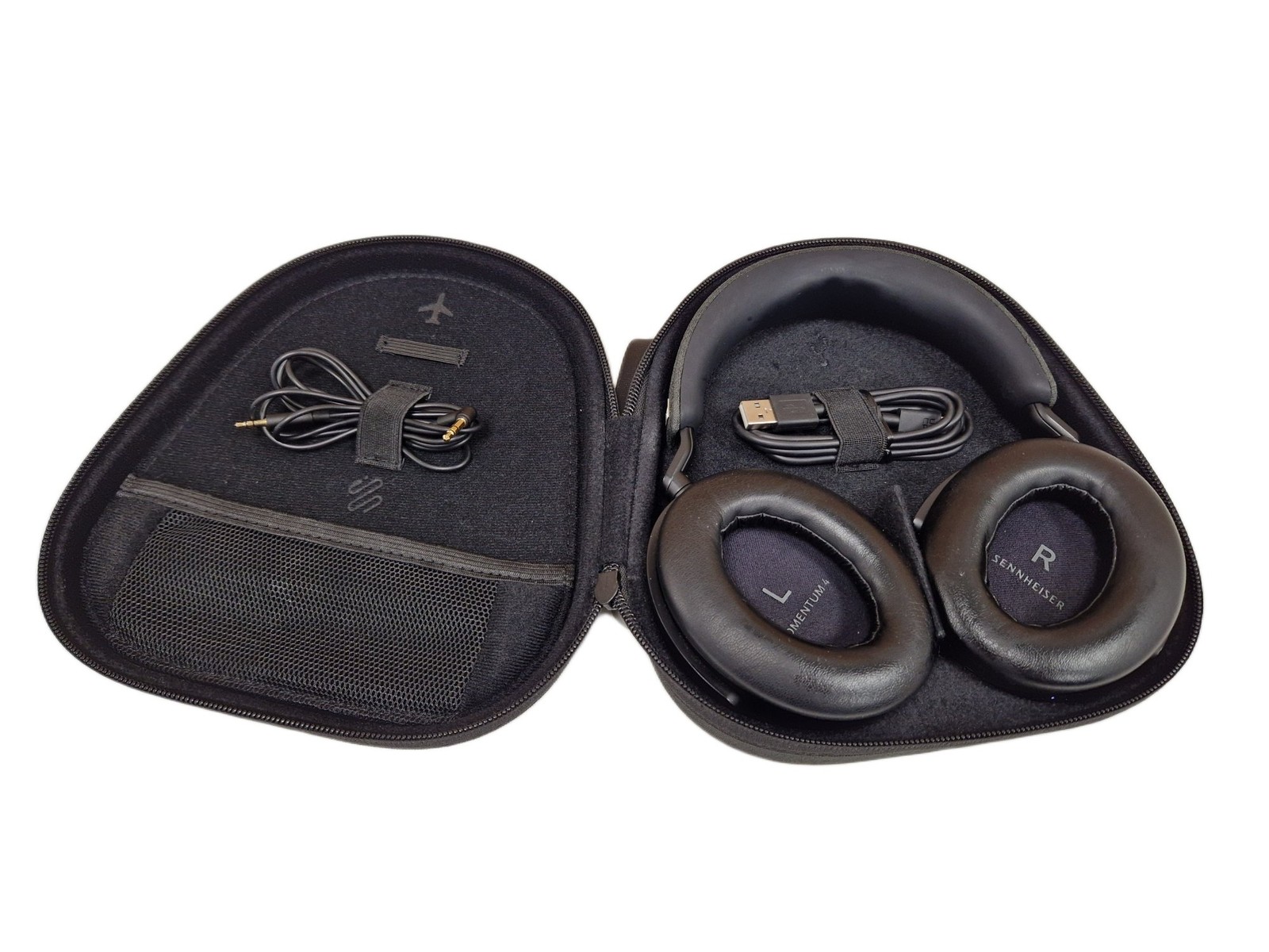 Sennheiser Momentum 4 Wireless Over-Ear Headphones Black [Scuffed/No Adpter]