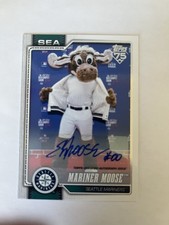 2026 Topps Series1 Celebration Mariner Moose #M8 Auto /99