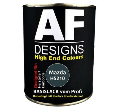 1L Autolack für Mazda H5210 Basil Green Metallic  Autolack Spritzfertig
