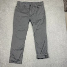 Levi's 511 Commuter Slim Fit Gray Pants Reflective 38x30