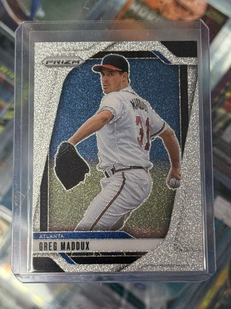 2025 Panini Prizm Baseball -Greg Maddux SSP Glitter Atlanta Braves