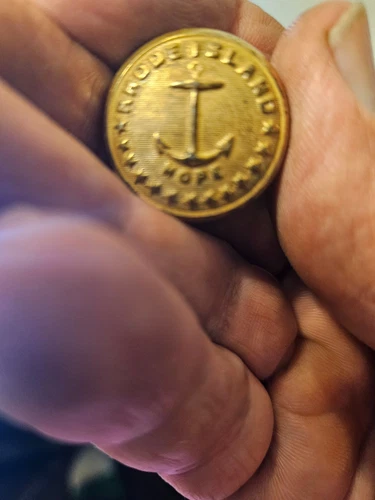 Post Civil War Rhode Island Militia Coat Button