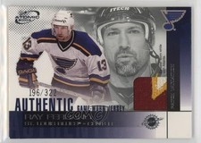 2002-03 Pacific Atomic Game-Worn Jerseys 196/322 Ray Ferraro #21 Patch 6be