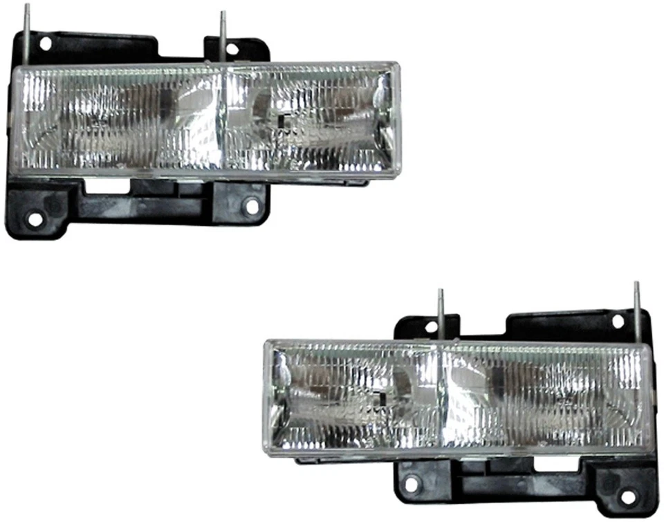 Headlights For 1995 GMC Sierra Truck Suburban Tail Lights Signals Reflectors Foto 4 de 4