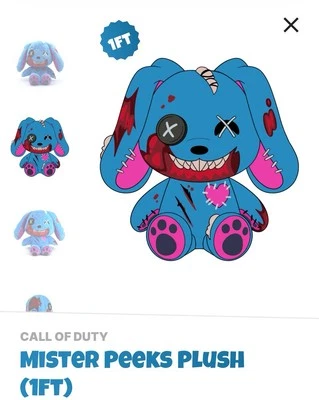 Youtooz * Mister Peeks * 1’ Plush * NEW * Call of Duty Collection