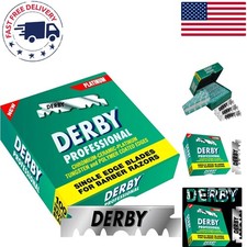 100 Count Single Edge Razor Blades - Compatible with All Straight Razors