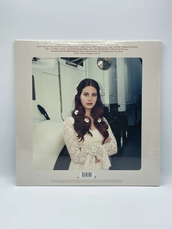 NEW Lana Del Rey Red CHEMTRAILS OVER CLUB AND Coke Green LUST FOR LIFE VINYL LP - Imagem 3 de 4