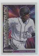 2021 Panini Prizm Draft Picks Thunderstruck Silver Denzel Clarke #T-DC 0y59