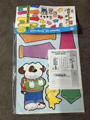 Carson-Dellosa Signpost Job Assignment Bulletin Board Set, Multicolor CD-110080