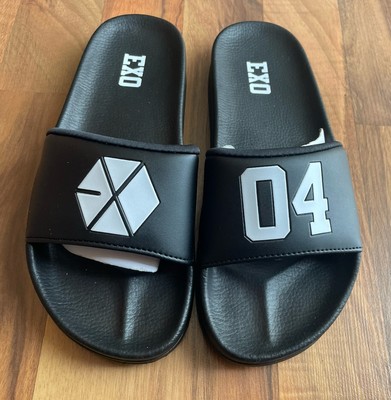 EXO Baekhyun Size: S Slides Slippers Flip Flops slip on shoes US Women 7