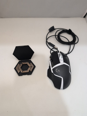 Logitech G502 SE HERO Wired RGB Gaming Mouse Black And White Tested With Weights