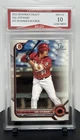2022 Bowman Sal Stewart Reds Bowman 1st Rookie Card #BD-122 Gem Mint 10