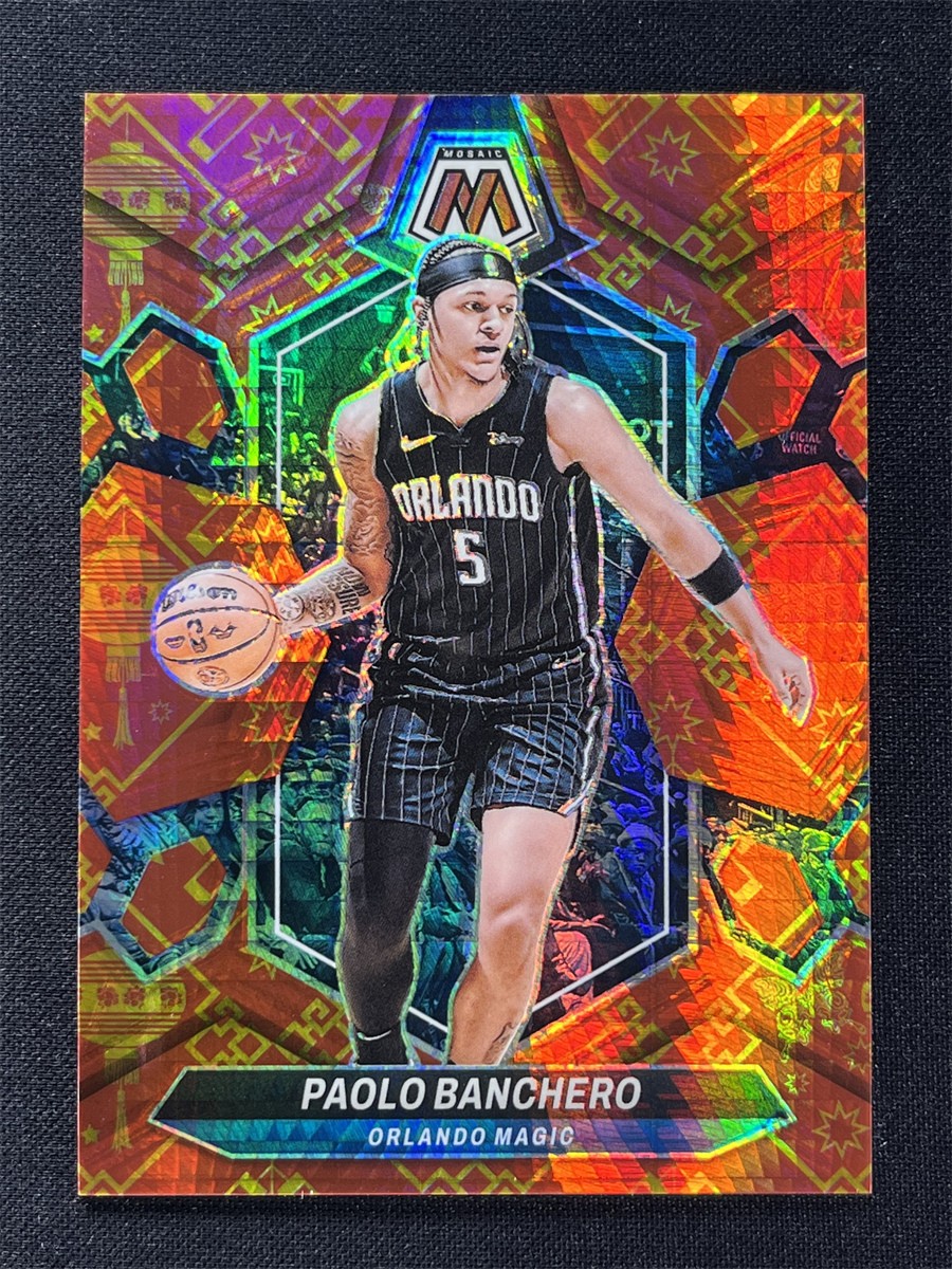 1/8 ≈1/1 ! 2023-24 Panini Mosaic Paolo Banchero Lucky Envelopes Prizm Magic #15
