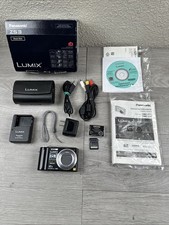 Panasonic Lumix DMC-ZS3 Black Digital Camera complete Bundle FOR PARTS ONLY