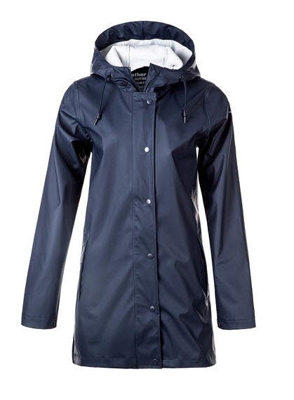 Прогноз погоды в Петре в дождевике Damen Regenjacke Blau 13190₽