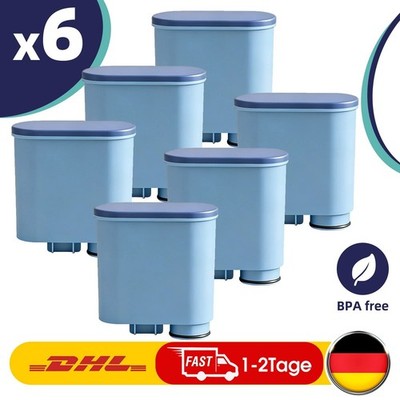 6x Wasserfilter für Philips Aqua Clean Filter und Saeco Kaffeevollautomat TÜV DE