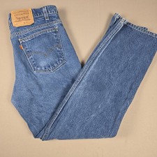 Vintage 1990s Levis 517 Orange Tab Denim Jeans Pants Mens Bootcut 36X32 USA Made
