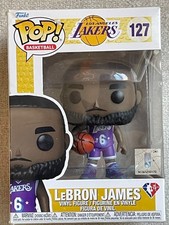 FIGURA FUNKO POP NBA LOS ANGELES LAKERS LEBRON JAMES #127 NUEVA EN CAJA