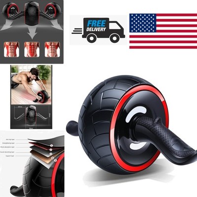 Ultra Wide Ab Roller with Ergonomic Handles for Stability and Comfort 2.5 Pounds