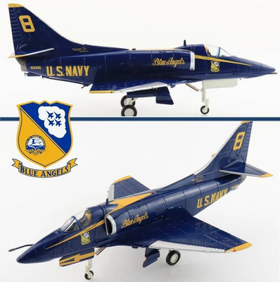 Hobby Master 1/72 Douglas A-4E Skyhawk Blue Angels #8, US Navy Tokushima Airbase