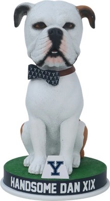 Handsome Dan XIX Yale Bulldogs Live Mascot Bobblehead NCAA