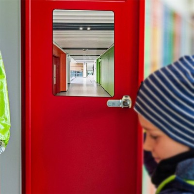 5x7 Zoll Spind-Spiegel Rahmloses Design Schutzbeschichtung Badezimmer Hostel