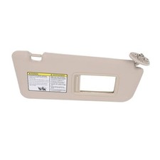Front Right Passenger Side Sun Visor, Sun Visor Replacement with Makeup Beige