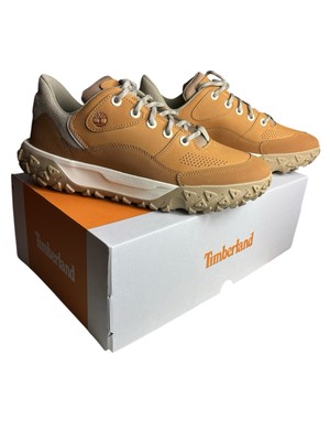 TIMBERLAND Mens Size 9.5 Greenstride Motion 6 Low Wheat Hiking Shoes 0A6B7W 754
