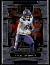 2021 Panini Select Zach Davidson Concourse RC #95 Minnesota Vikings