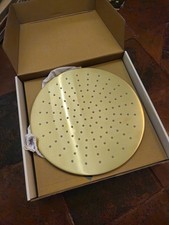 Crosswater MPRO Brushed Brass 300mm Round Fixed Shower Head (PRO300F)