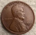 1927D - FINE Lincoln Wheat Cent - *SEE DESC* Lot F
