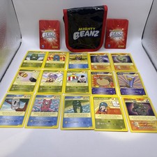 Vtg Mighty Beanz TCG 28 Card Lot 2004 Spin Master Cards Holder broke zipper
