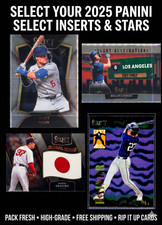 2025 Panini Select Baseball INSERTS – You Pick / Complete Your Set