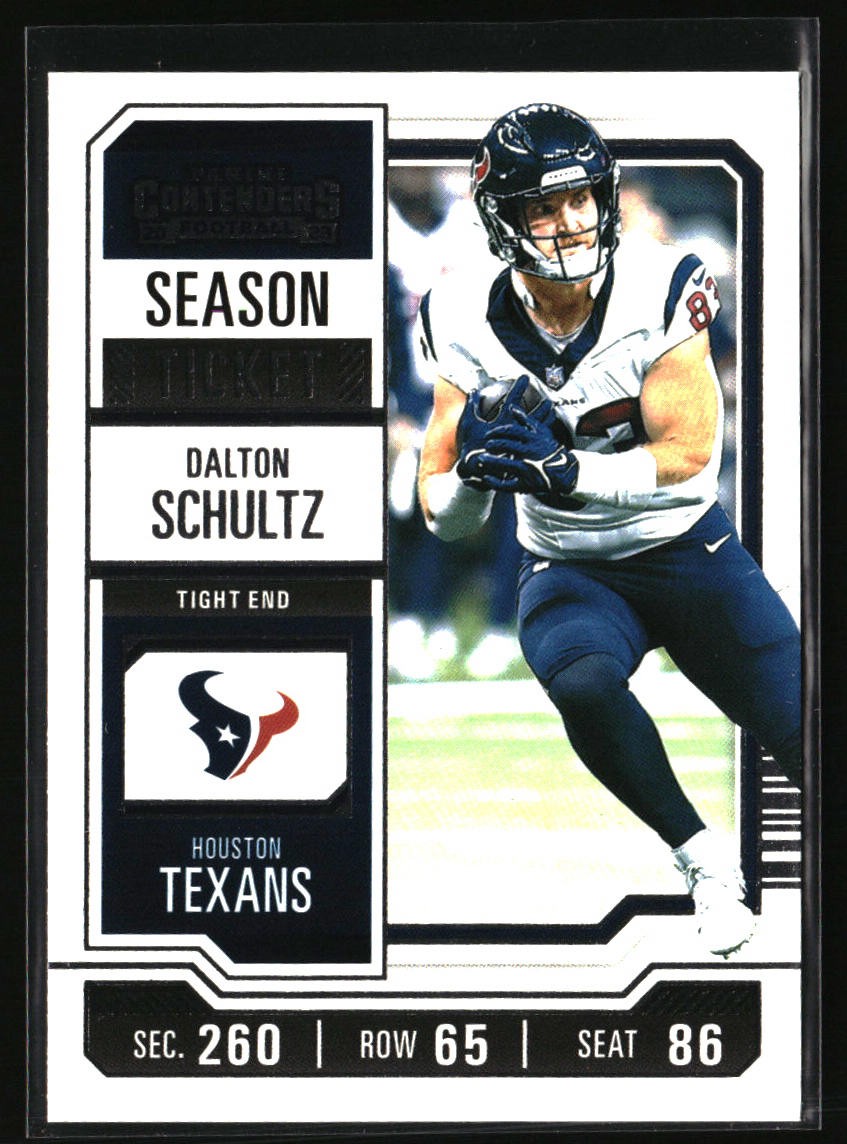 2023 Panini Contenders #41 Dalton Schultz Season Ticket Retail