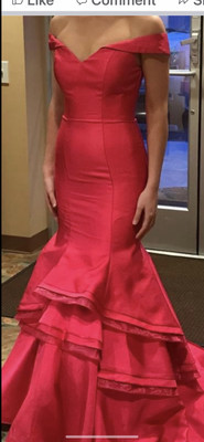 Jovani Size 2 Hot Pink Pageant Prom Dress