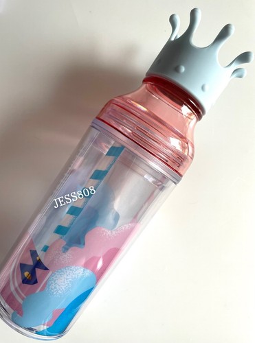 Starbucks Pink Carousel Crown Pink & Blue Merry Go Round Tumbler Limited Edition - Picture 2 of 9