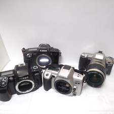 Nikon / Canon / PENTAX / MINOLTA SLR 35mm Lot 4 Film Camera AS IS For Parts