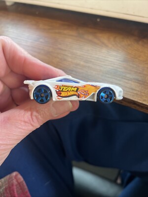 McDonald's Hot Wheels White Car 2012 Team Hot Wheels Car 