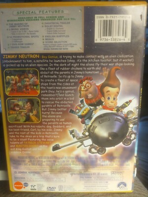 jimmy neutron boy genius dvd