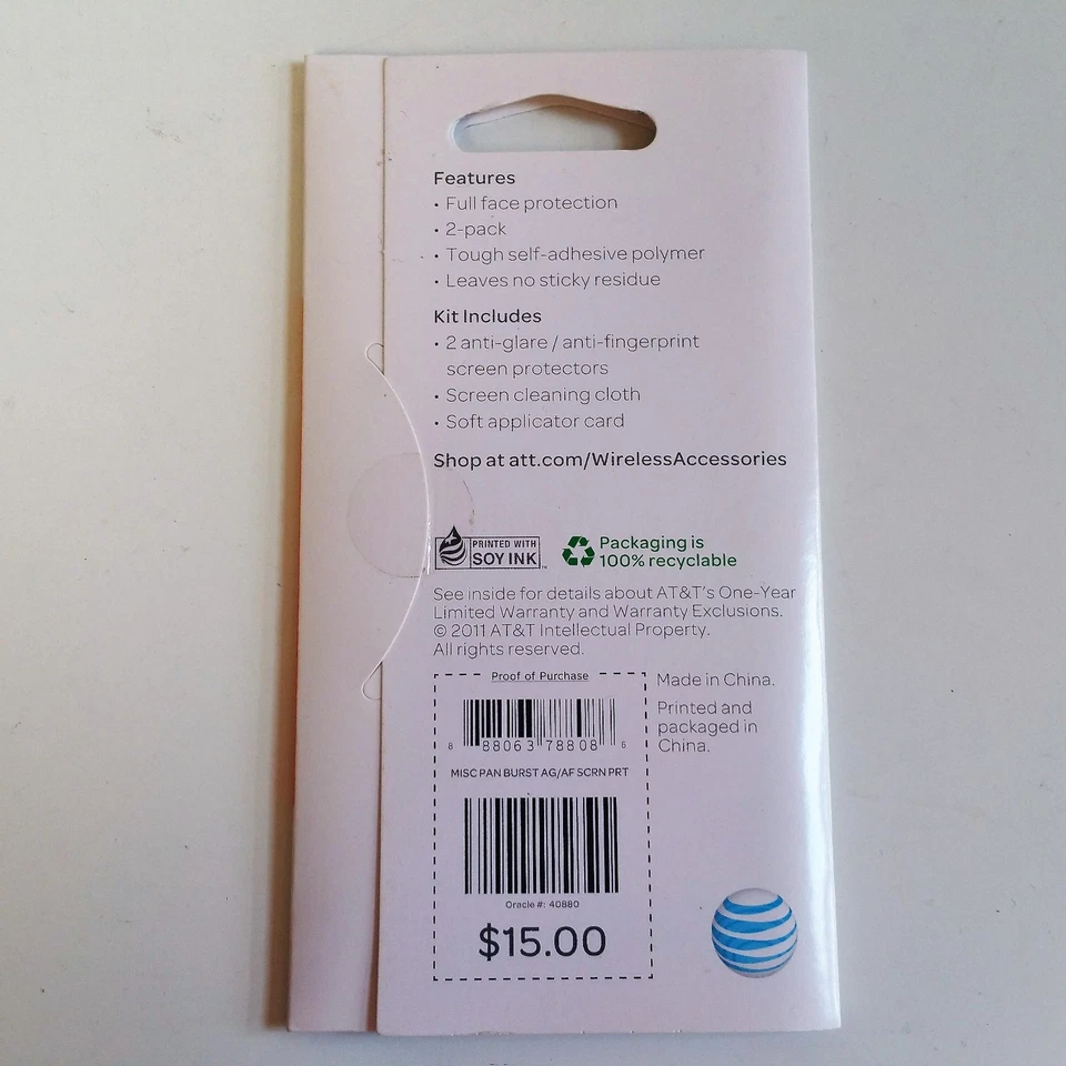 ifrogz Pantech Burst P9070 Screen Protector 2Pack Kit Anti Glare / Fingerprint - Image 4 of 4