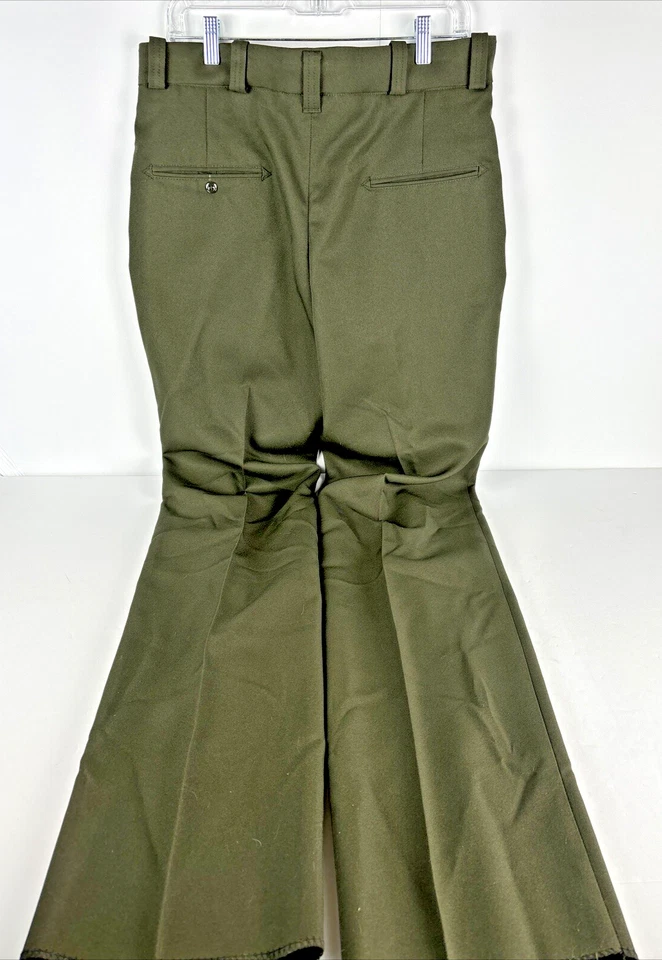 Horace маленький гибкий классный брюки оливковый зеленый HS2145 34R вырез #27MD длина 37U - Изображение 3 из 4