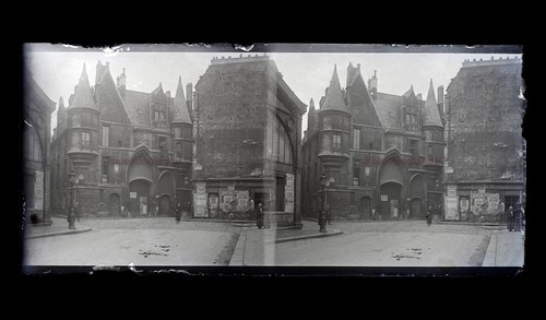 Photo Stéréoscopique Vintage - Paris, Saint-Germain-l’Auxerrois, Porche - C1900 - Tirage Original